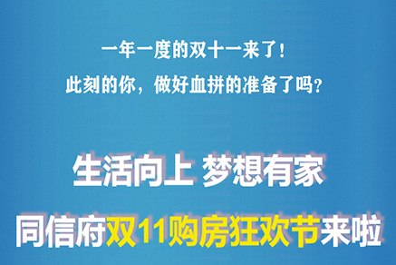 惠戰(zhàn)雙十一丨同信府好禮不斷